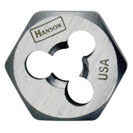 HANSON Hanson HAN7234 .38 in. - 16 NC Re-threading Hexagon Fractional - Right-hand HAN7234